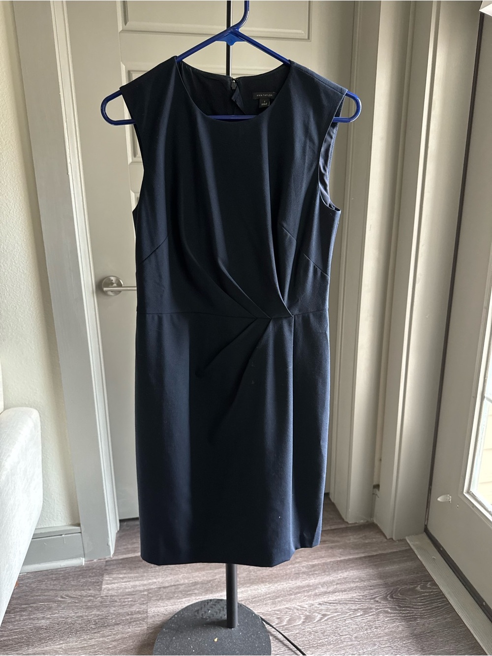 Ann Taylor Navy Sheath Dress